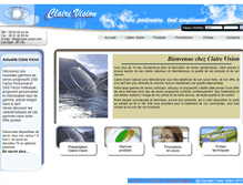 Tablet Screenshot of claire-vision.com